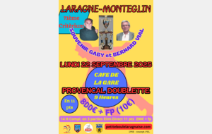 PROVENCAL DOUBLETTE SOUVENIR GABY et BERNARD VIAL