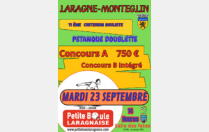 PETANQUE DOUBLETTE A et B