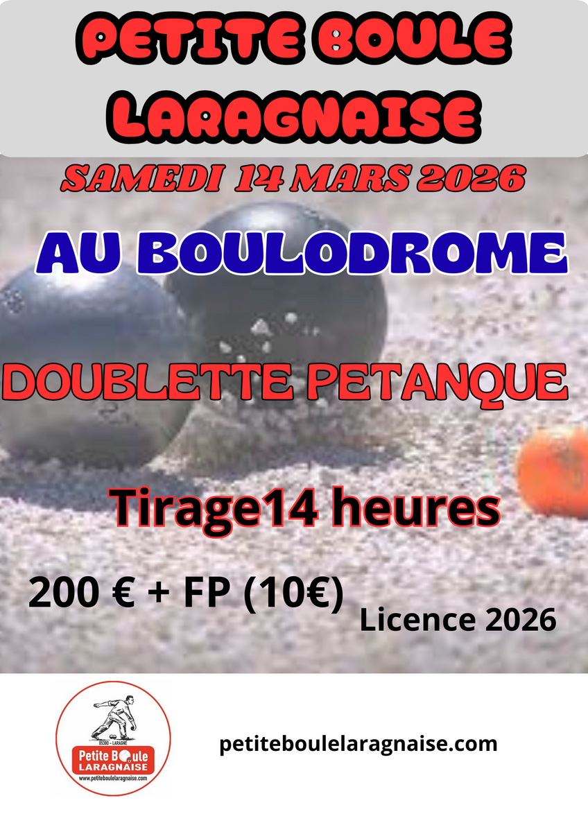 DOUBLETTE PETANQUE