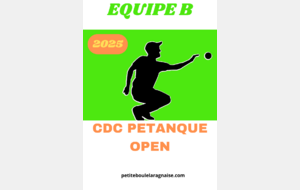 CHAMPIONNAT OPEN PETANQUE EQUIPE B