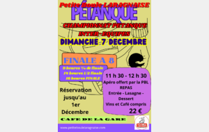 FINALE INTER-EQUIPES