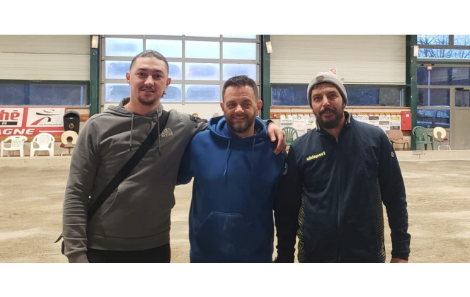 Les vainqueurs du triplette provençal du 1er février