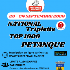 INSCRITS NATIONAL PETANQUE